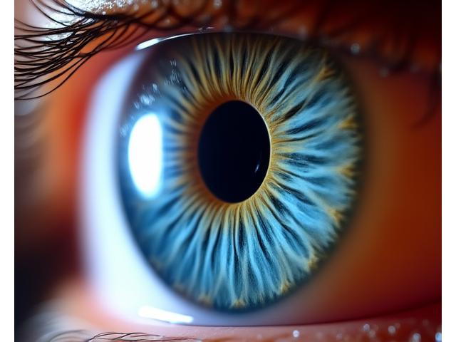 Vue de la papille optique avec analyse IA pour le glaucome.