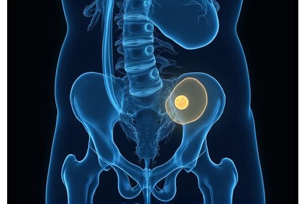 Image d'IRM abdominale avec détection IA de lésions hépatiques