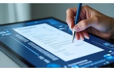 Image d'une prescription électronique sur tablette